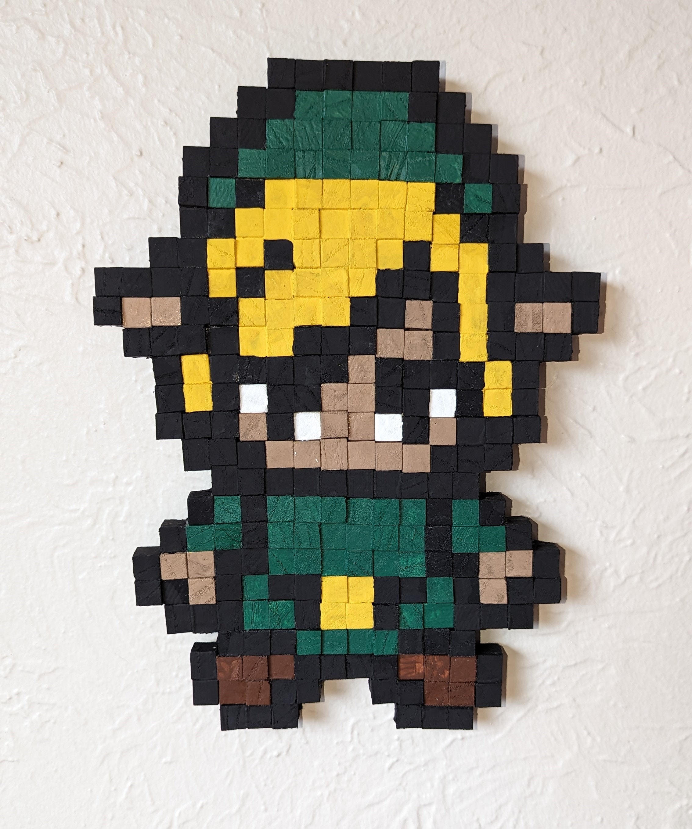 The Pixel of Zelda: the Princess, Lego sprite mosaic of Pri…