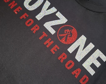 BOYZONE One for the road Glitter T-Shirt