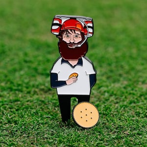 DivotDefenders - Caddie Divot Tool and Golf Ball Marker Set, Golf Accessories and Gift for Groomsmen, Gift for Dad, Unique Golf Accessories
