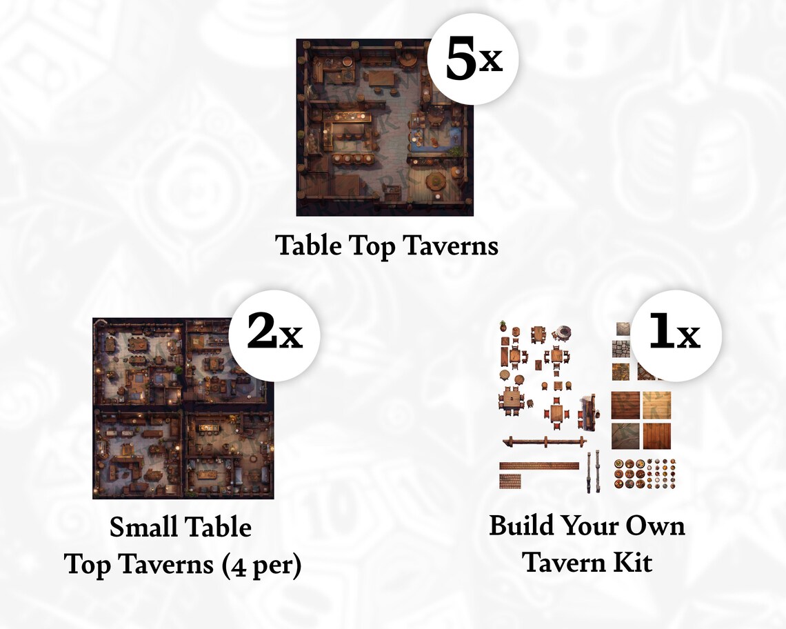 Dnd Tavern Map Collection - Immersive Environments for Dms | 5e World ...