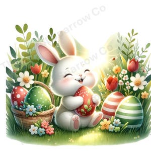 Baby Easter Bunny PNG, Easter Clipart, Bunny Digital Download, Spring Clipart, Easter Baby Design, Cute Printable Bunny