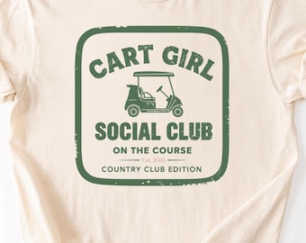 Golfflicka-tröja, golfflicka-tröja, golfklubb-tröja, rolig golftröja för kvinnor, golfresa-tröja, möhippa-golfoutfit, countryklubb-tröja