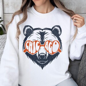Chicago Bears Womens Sweatshirts Etsy