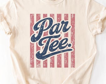Par Tee Golf Shirt, Retro Golf Tee, Country Club Shirt, Funny Golf Gift, Vintage Americana Shirt, Summer Golf Outfit