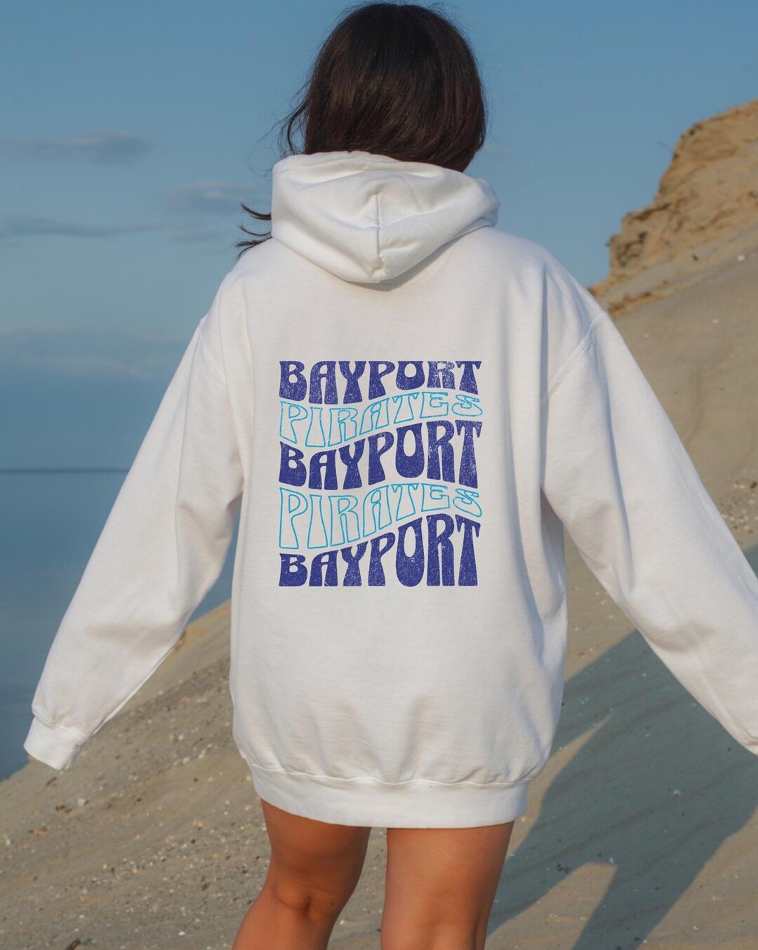 Bay Port Pirates Hooded Sweatshirt, Unisex Bayport Hoodie, Gift for Him