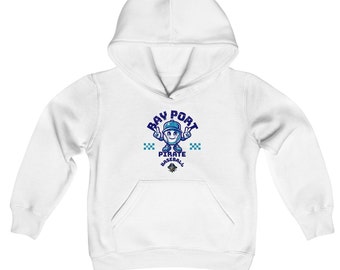 Bay Port Piraten-Baseball-Hoodie für Jugendliche, Bay Port-Jugendshirt