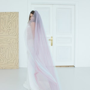 Unicorn veil – Iridescent Fairycore bridal veil