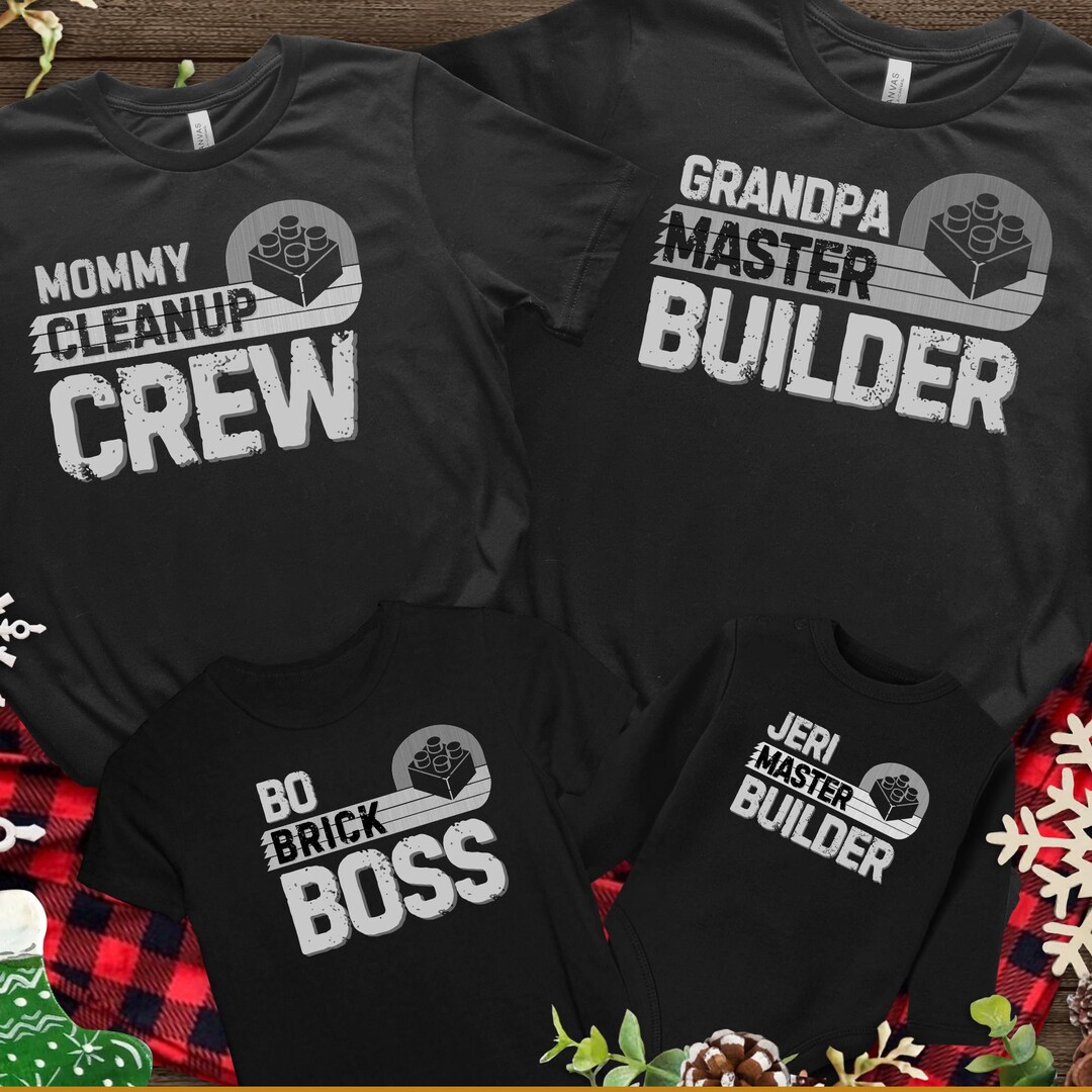 Personalized Master Builder, Brick Boss, Cleanup Crew, Demolition ...