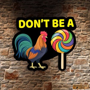 Don't Be A CS Sticker, Hard Hat, Tool Box Funny Work Sticker, Construction, Hard Hat Sticker, Gifts For Him, Clipboard, Water Bottle, Gifts