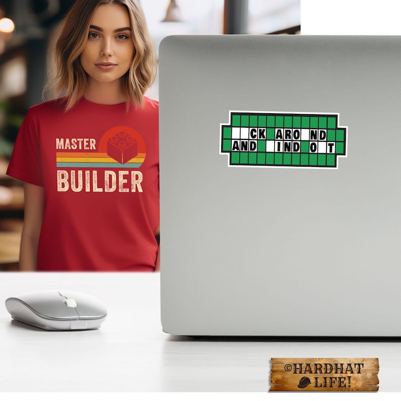 FAFO Game Show Puzzle Hard Hat Sticker | Durable Vinyl Decal | Funny Work Sticker, Perfect Gift For Him, Gift Her, Father's Day Gifts Work