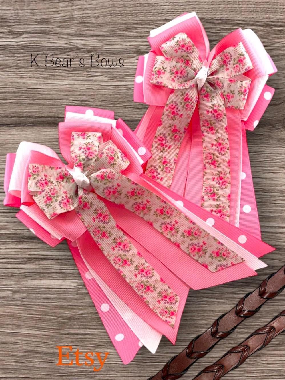 Horse Show Bows, Equestrian Bows, Walk Trot Bows, Lead Line Bows, Short Stirrup Bows, K Bear's Bows, Pony Finals Bows.