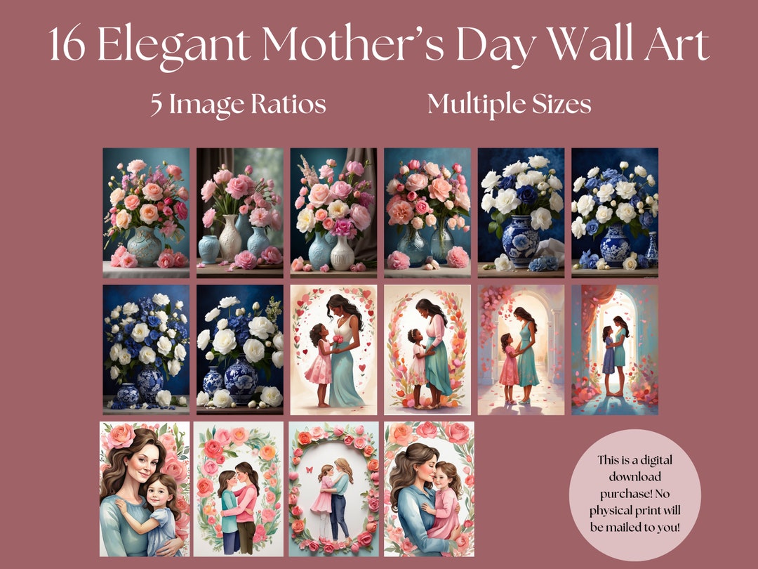 Mother’s Day Printable Wall Art - A Heartwarming Gift for a Special Mom ...