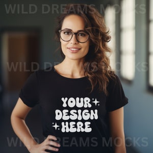 Teacher T-Shirt Mockup, Bella Canvas 3001 Mockup White, Back To School Mockup, Classroom Mockup, Teacher Mockup, School Mockup