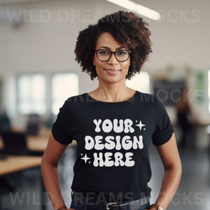 Teacher T-Shirt Mockup, Bella Canvas 3001 Mockup White, Back To School Mockup, Classroom Mockup, Teacher Mockup, School Mockup