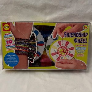 Alex Friendship Wheel, The New Bracelet Maker, 10 colors floss, 4