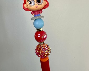 Beaded Pen | Custom | Unique  | Gift Ideas | Turning Red