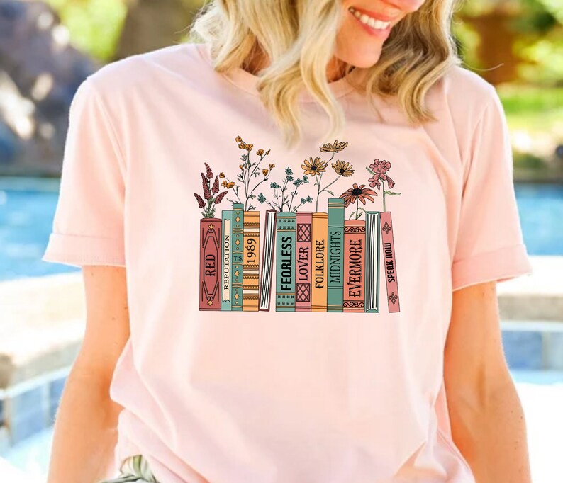 Albums As Books Sweatshirt, Trendy Aesthetic For Book Lovers, Crewneck Sweater, RACK Music Sweater, Folk Music Hoodie, Country Music Hoodie image 5