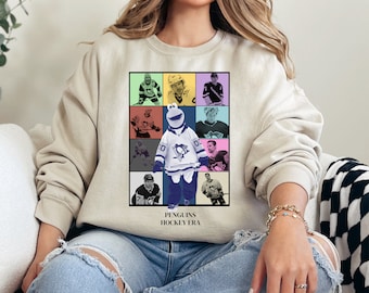 Customizable Pittsburgh Penguins Hockey Sweatshirt, Pittsburgh Penguins Shirt, Pittsburgh Hockey Shirt, Hockey Fan Shirt