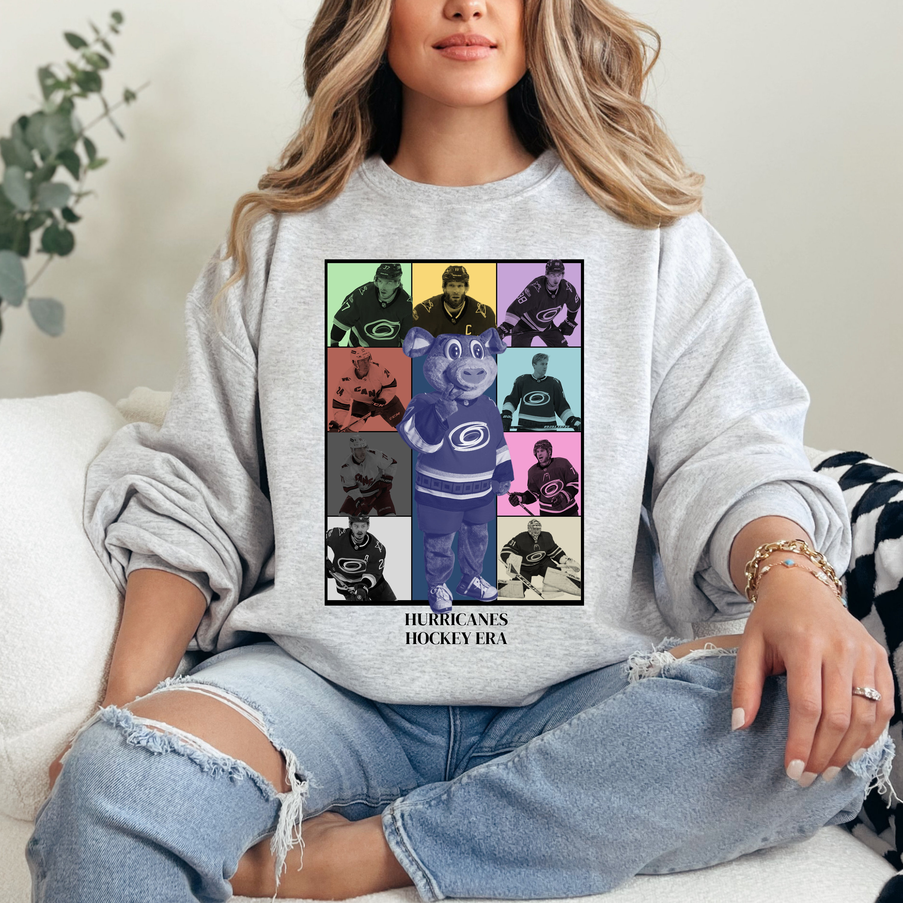 Carolina Hurricanes Sweatshirts - Etsy Carolina Hurricanes Sweatshirts - Etsy