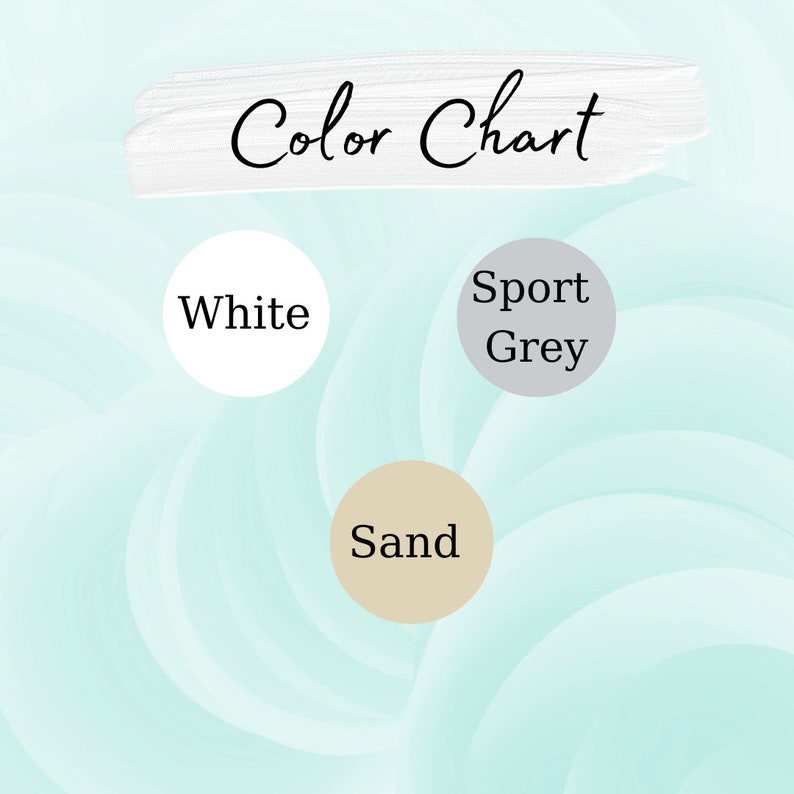 Puede incluir: Carta de colores con tres muestras de color: blanco, gris deportivo y arena.