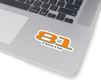 Oscar Piastri  81 Sticker formula 1 fan gift
