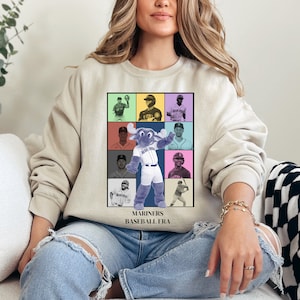 Customizable Baseball. Seattle Mariners. Mariners baseball. Seattle Mariners crewneck. Mariners Womens. Mariners gift for her