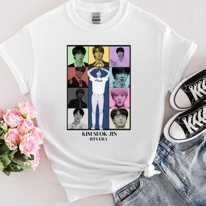 Chemise BTS Jin personnalisable, BTS Jin, produits dérivés BTS
