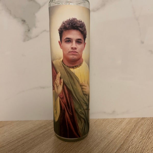 F1 Racer Prayer Candle,  gift for f1 fans, gift for f1 team fans, f1 merchandise, favorite f1 driver, Formula One.