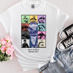 Customizable Columbus Blue Jackets T-Shirt, NHL Blue Jackets Tee, Columbus Hockey Shirt, Blue Jackets Apparel, Hockey Fan Gift
