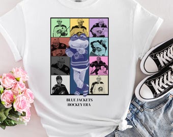 Camiseta personalizable de los Columbus Blue Jackets, camiseta de los NHL Blue Jackets, camiseta de hockey de Columbus, ropa de los Blue Jackets, regalo para fanáticos del hockey