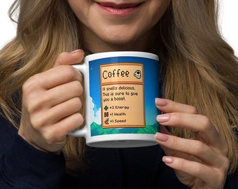 Taza de juego - Café Stardew Valley - Retro Nerdy Funny Geek Videojuego Regalo