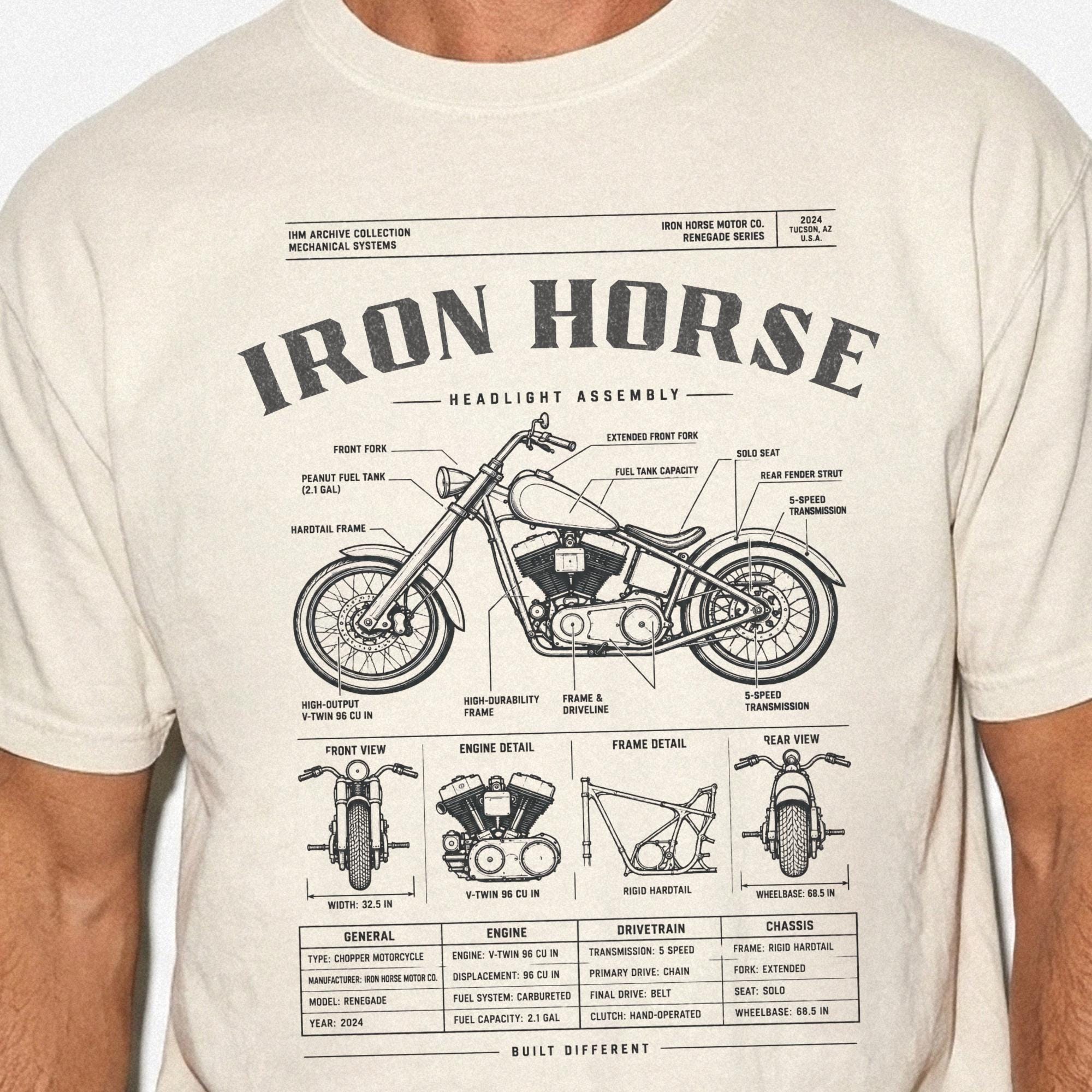 Iron Horse Motorcycle Shirts - Etsy