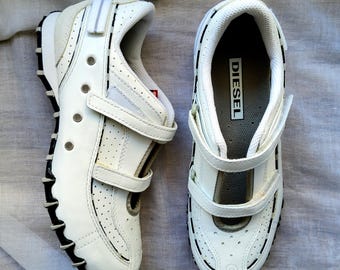 Zapatillas vintage Diesel raras tipo Mary Jane de stock muerto, de tecnología futurista.