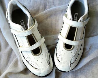 Vintage Prada Sneakers 2000s Mesh Square Toe Sport Runway 38