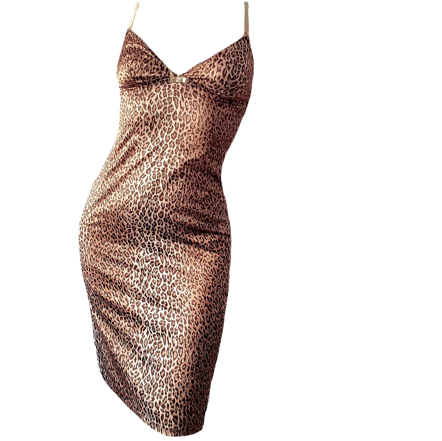 Dolce and Gabbana Leopard Dress - Etsy Dolce and Gabbana Leopard Dress - Etsy