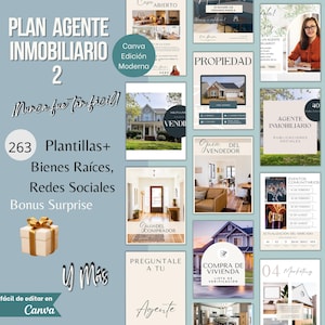 Paquete de marketing inmobiliario: 230+ plantillas Instagram- para redes sociales de agentes