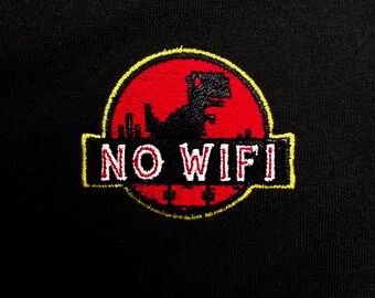 No Wifi Jurassic Park Shirt/Sweatshirt/Hoodie