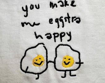 Chemise/sweat/sweat à capuche Oeufs mignons