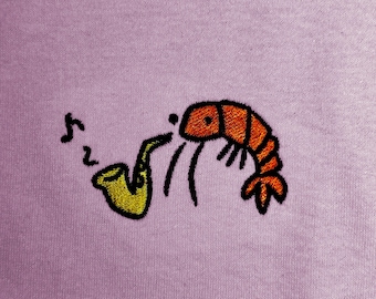 Chemise/Sweat/Sweat à Capuche Saxophone Crevette