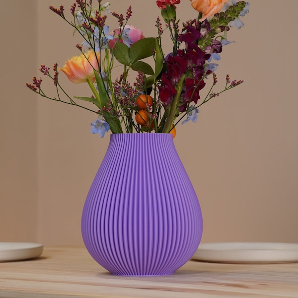 Vase Scandi Design Riina No.1 - für Frische und Trockenblumen inkl. Glaseinsatz minimalistisch skandinavisch skandi Vase