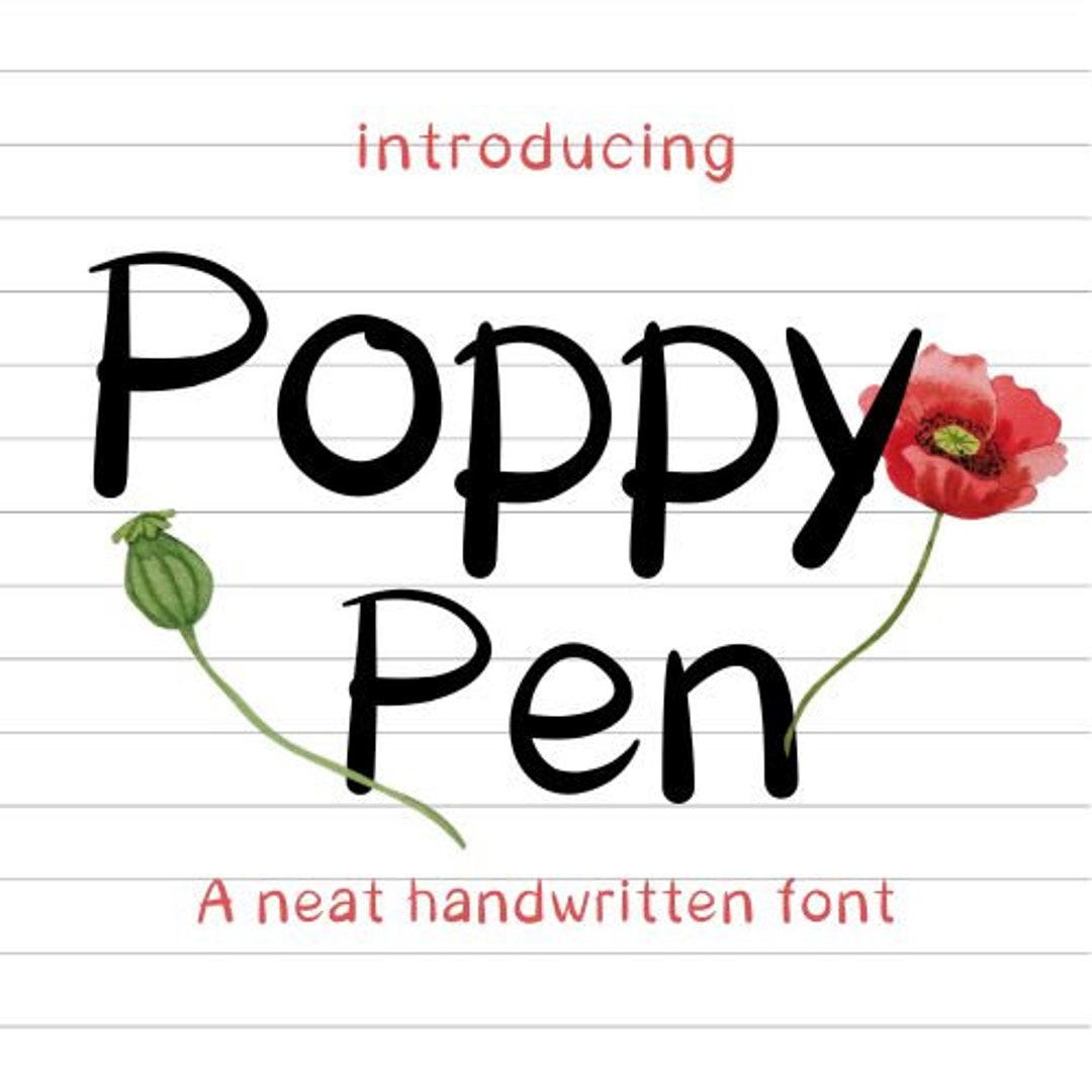 Neat Handwritten Font, Handwriting Font, Neat Handwriting, Simple ...