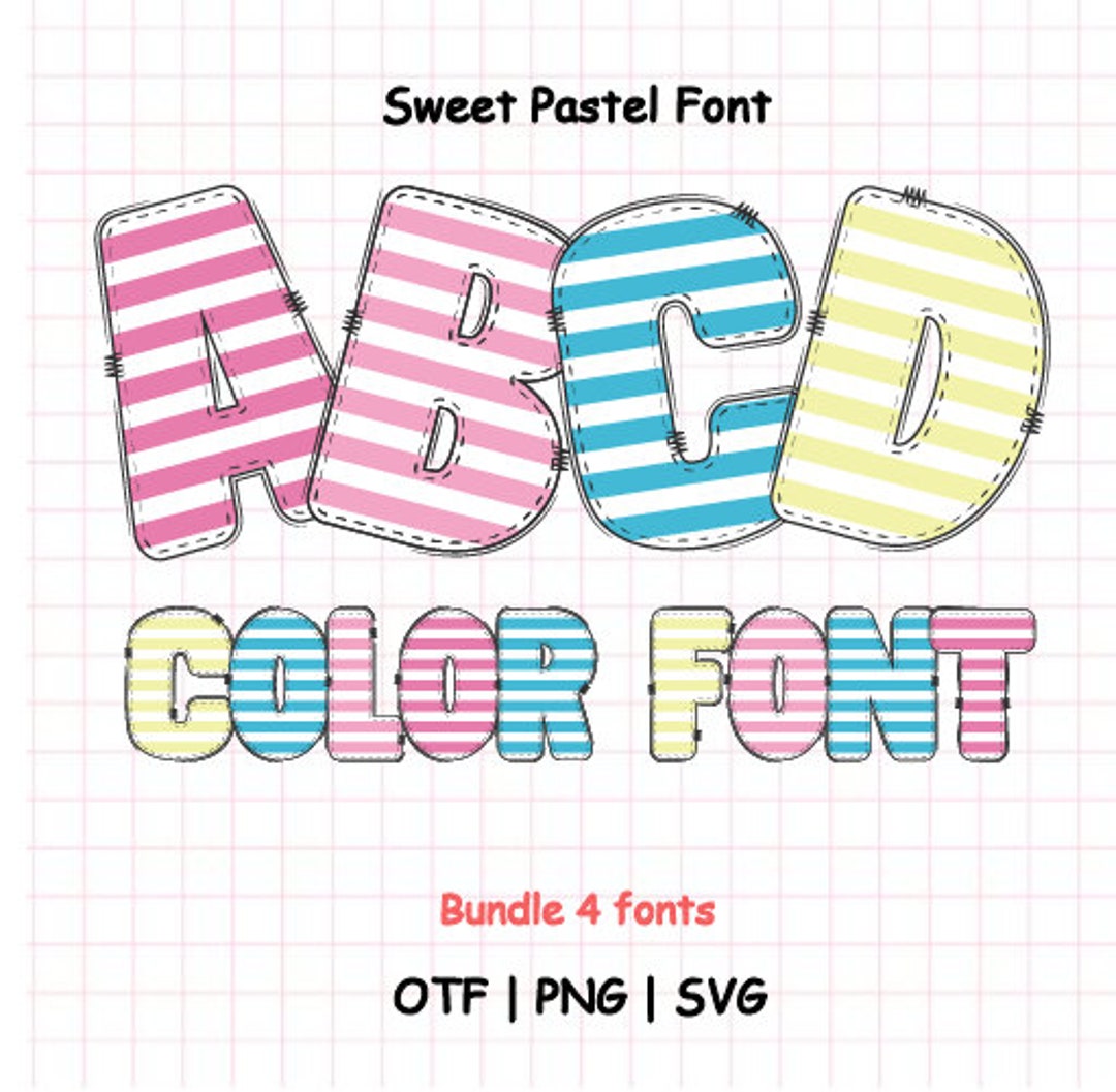 Pastel Color Font Bundle,love Doodle Letters,sublimation Letters,valentines Day Alphabet, Doodle