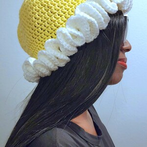 Crochet Ruffle Hat - Etsy