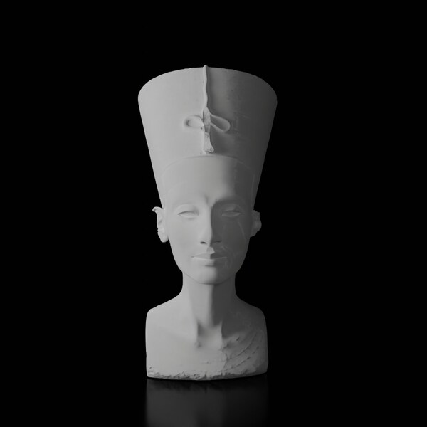 Busto de Nefertiti / Grande Hecho a mano / Historia / Escultura| Decoración del hogar / Único / Regalos /Decoración |Estatua Griega /Antigua