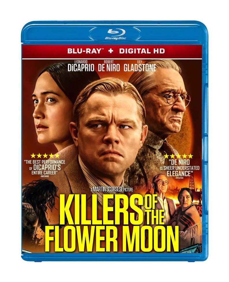 Killers of the Flower Moon 2023 Blu-Ray Digital HD Movie True Crime Documentary Leonardo DiCaprio Free Shipping Region Free image 4