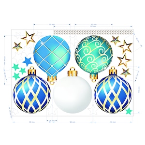 Christmas Window Decals with Decorative 3D Effects, Vinyl Decals For Xmas, Holiday Stickers for Windows, DIY Decoration Party Supplies