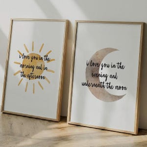 Skidamarink Nursery Song Lyrics sztuka ścienna do pokoju Bebe Kocham Cię rano Akwarela dla dzieci Retro Sztuka słoneczna Cyfrowa sztuka ścienna do wydrukowania dla dzieci