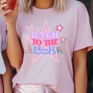 Y2K Bachelorette Shirt | 90s 2000 Bridal Party Tee | Retro Pink Bachelorette Party Shirt | Matching Bride & Babe Outfit | Fun Bachelorette