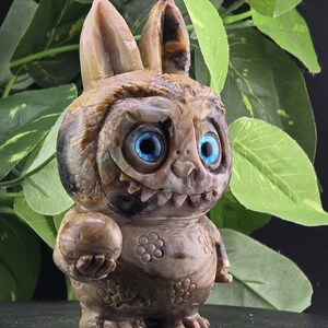天然石 ラブブ カービング Labubu Crystal Carving - Etsy