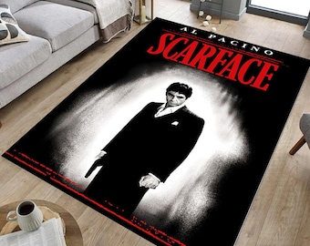 Scarface Movie Art Rug, Living Room Decor